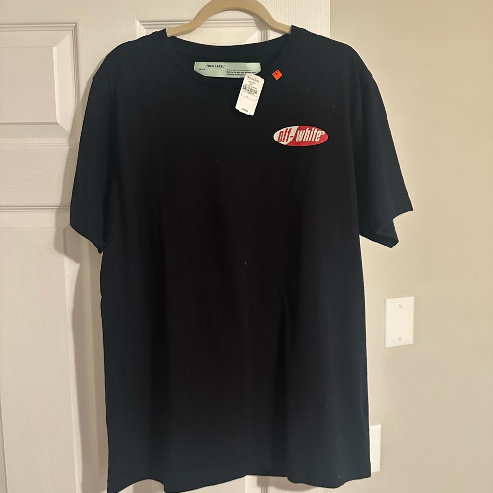 Off-White Black Short Sleeve Tee